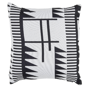 Foto de Capa Almofada Clean Paralela 45X45cm Preto e Branco