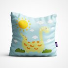 Capa Almofada Dinossauro Baby Kit Com 4un 35x35cm