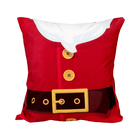 Capa Almofada Estampa De Natal Tecido Suede 2 Unidades 40cm X