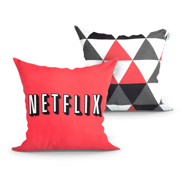 Capa Almofada Estampada 2 Unidades Netflix Decorativa 45cm X