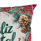 Capa Almofada Feliz Natal 43x43cm