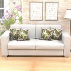 Capa Almofada Folhas Verdes Atlanta Kit Com 4 Unidades 45cm X