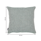 Capa Almofada Industrial 45X45cm Azul com Verde