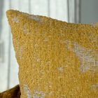 Capa Almofada Jacquard Amarela E Cinza 50x50cm Concept