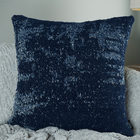 Capa Almofada Jacquard Azul E Branca 50x50cm Concept