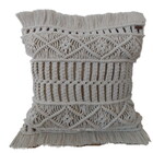 Capa Almofada Macramê Maiú