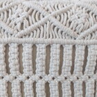 Capa Almofada Macramê Maiú