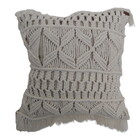 Capa Almofada Macramê Tangará