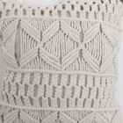 Capa Almofada Macramê Tangará