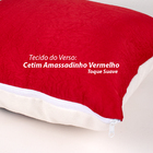 Capa Almofada Natal 2 Unidades Tecido Suede Estampado 40cm X