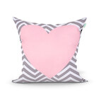 Capa Almofada Para Cama Decorativa Rosa Estampada 4 Unidades