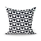 Capa Almofada Para Sala Decorativa Preta Panda Estampada 4 Un