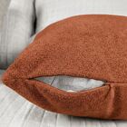 Capa Almofada Quadrada Bouclé 43x43 – Zíper Invisível, Textur