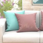 Capa Almofada Rosê E Azul 4 Unidades 60cm X 60cm Grande Com Z