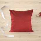 Capa Almofada Suede Vermelho Bordo