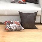 Capa Almofada Tabaco Estampada Kit Com 4 Unidades 45cm X 45cm