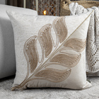 Capa Almofada Veludo Linho Com Bordado 50x50cm Concept