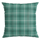 Capa Almofada Xadrez Verde 43x43cm