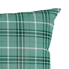 Capa Almofada Xadrez Verde 43x43cm