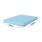 Capa Azul Colchão Impermeavel Com Ziper Casal  138 X 188 X 30