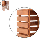 Capa Botijão De Gás Externa Em Madeira Maciça Natural