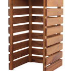 Capa Botijão De Gás Externa Em Madeira Maciça Natural