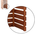 Capa Botijão De Gás Externa Em Madeira Maciça Natural