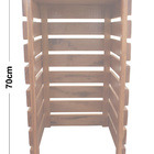 Capa Botijão De Gás Externa Em Madeira Maciça Natural