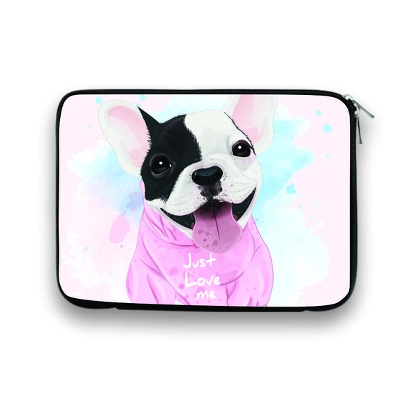Capa Case Notebook 14 Personalizado Bulldog Frances Moletom