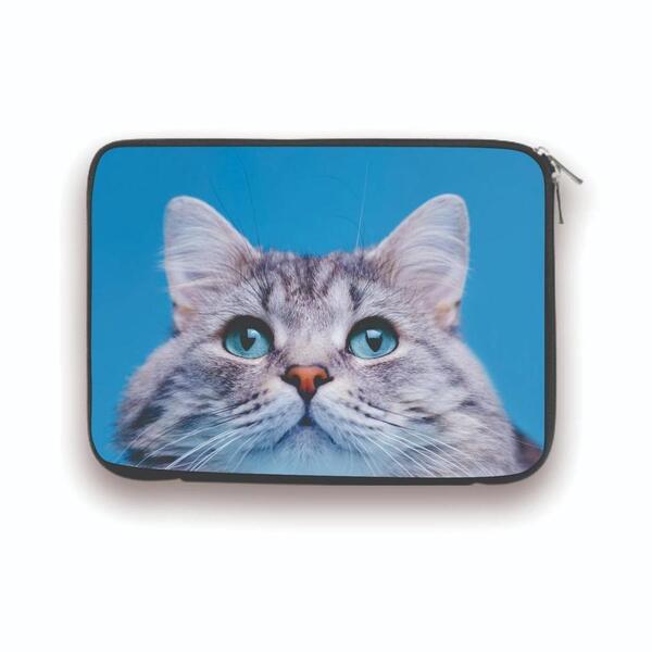 Capa Case Notebook 14 Personalizado Gato Olho Azul Leroy Merlin