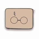 Capa Case Notebook 14 Personalizado Harry Potter Oculos Bege