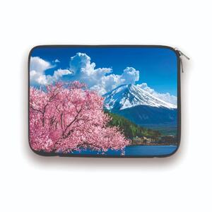 Capa Case Notebook 14 Personalizado Montanha Fuji Flores | Leroy Merlin