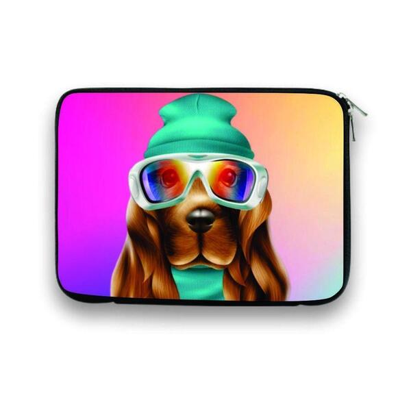 Capa Case Notebook 15,6 Cachorro De Óculos