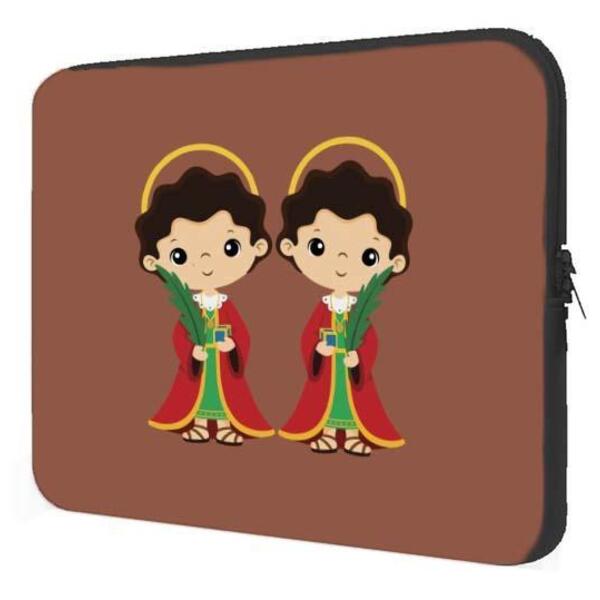 Capa Case Notebook 15.6 Personalizado São Cosme E São Damião