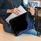 Capa Case Pasta Notebook Ate 13.3 Polegadas Moderno Azul