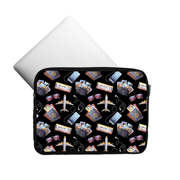 Capa Case Pasta Notebook Ate 13.3 Polegadas Preto Viagem