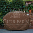 Capa Churrasqueira Compativel Kenton 2q  Marrom