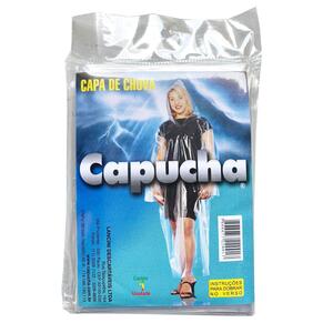 Foto de Capa Chuva Plástica Descartável Com Capuz E Mangas Tamanho Un