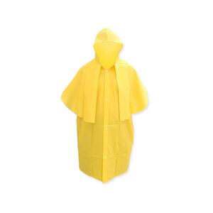 Foto de Capa Chuva Pvc Morcego Com Capuz Forrada Amarela Top M - Maic