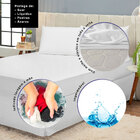 Capa Colchão Berço Americano Impermeável Elástico Branco