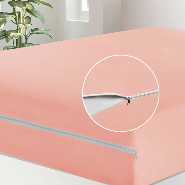 Capa Colchão Casal De Malha Com Zíper 1,88m X 1,38mx 30cm Sam