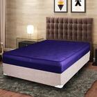 Capa Colchão Casal Malha Gel Lisa Zíper Conforto Macia