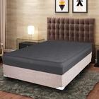 Capa Colchão King Malha Gel Lisa Zíper Conforto Macia