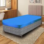 Capa Colchão Solteiro Malha Gel Lisa Zíper Conforto Macia