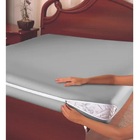 Capa Colchão Tecido Com Zíper Prática Lavável Premium Vinho