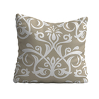 Capa De Almofada 42x42cm  Arabescos Bege