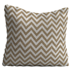 Capa De Almofada 42x42cm  Chevron Bege