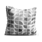 Capa De Almofada 42x42cm Folhinhas Cinza