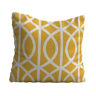 Capa De Almofada 42x42cm Geometrico Amarelo