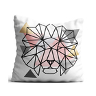 Capa De Almofada 42x42cm Geometrico Scandinavo Leão